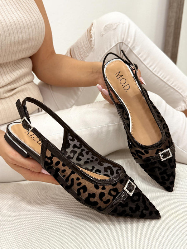 Women sandals G099 - BLACK