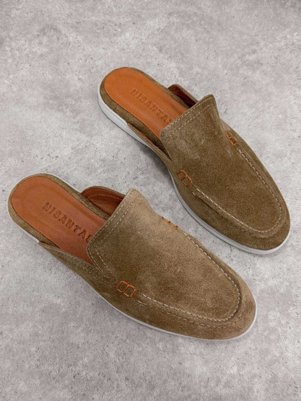 Lederhausschuhe G439 - BEIGE