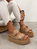Women Slippers and Mules G498 - BEIGE