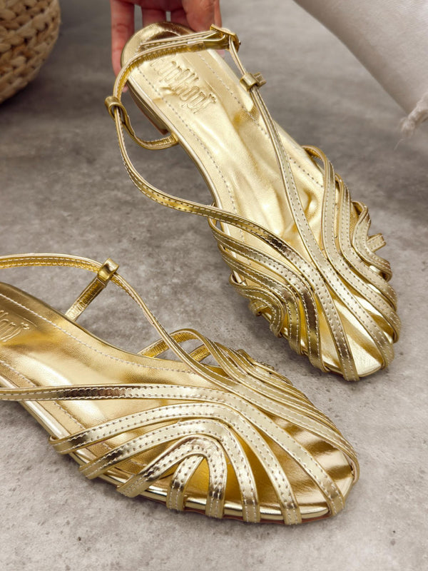 Women sandals G525 - GOLD