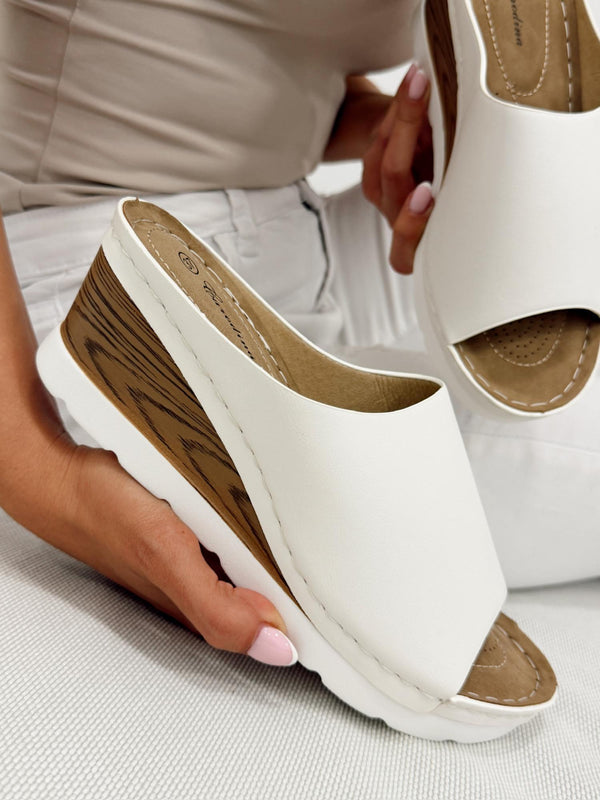 Damen Pantoffeln und Pantoletten G319 - WEISS