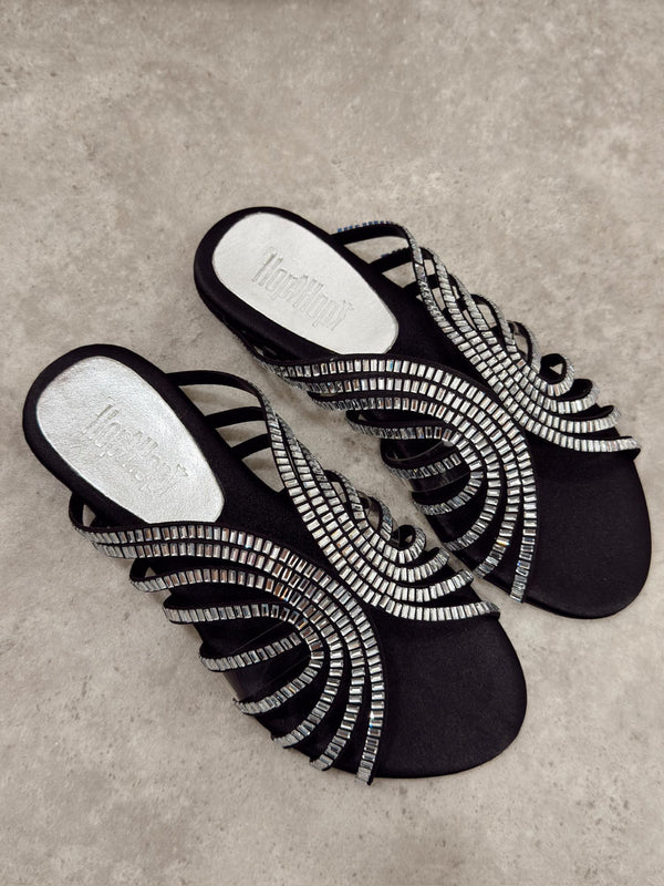 Women Slippers and Mules G507 - BLACK