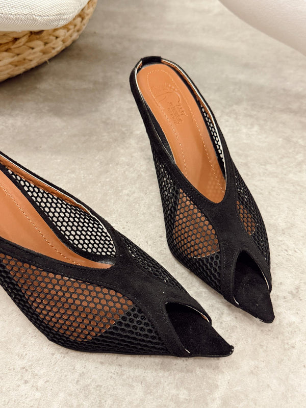 Women Slippers and Mules G500 - BLACK