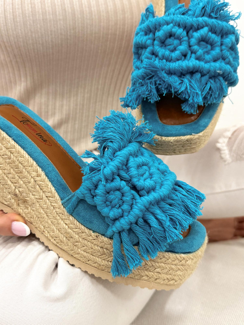 Women Slippers and Mules G237 - BLUE