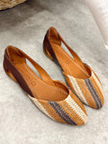 Leather sandals G415 - BROWN