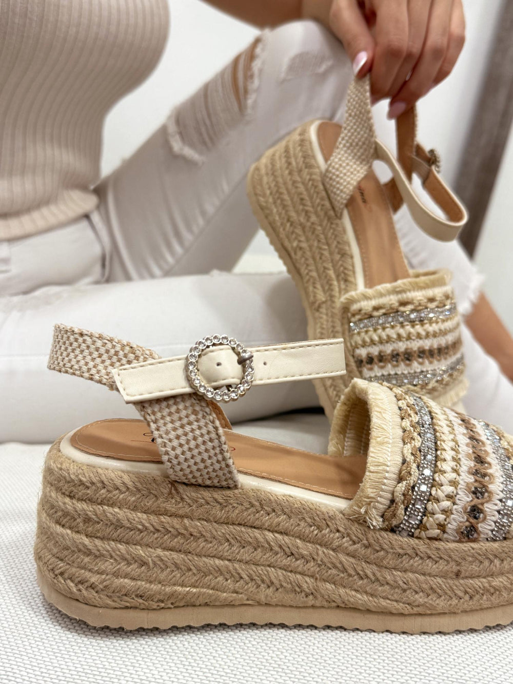 Damensandalen G221 - BEIGE
