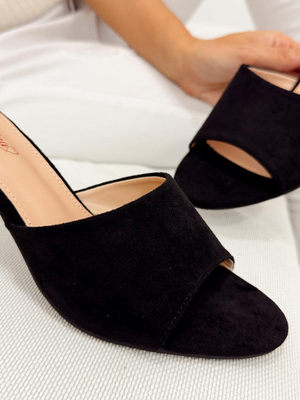 Damen Pantoffeln und Pantoletten G332 - SCHWARZ
