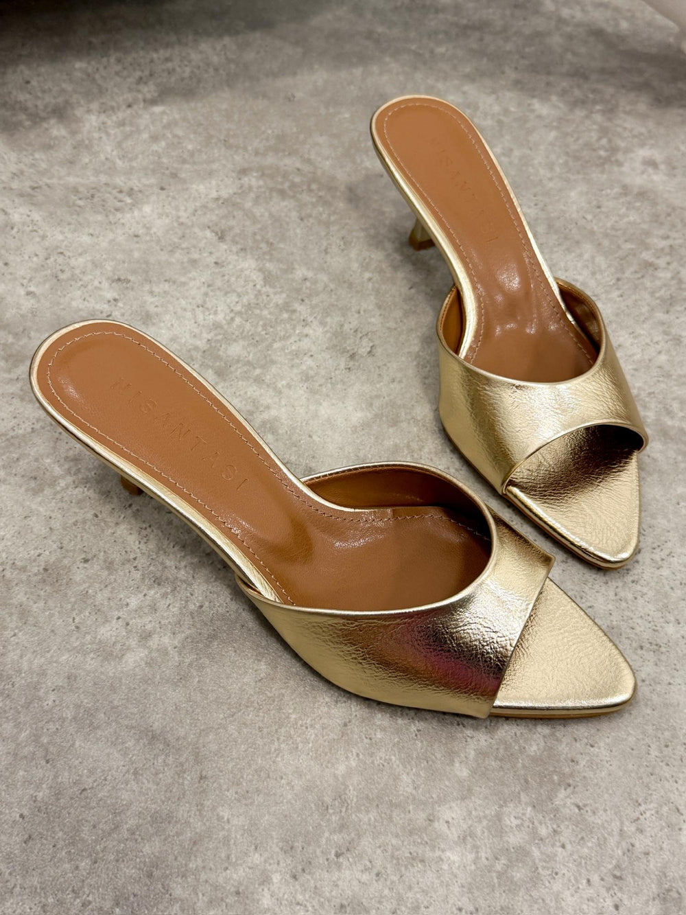 Damen Pantoletten und Mules G443 - GOLD