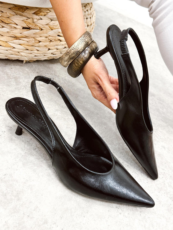 Women sandals G362 - BLACK