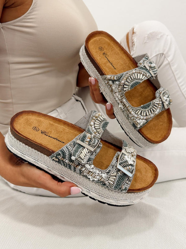 Women Slippers and Mules G320 - GREY