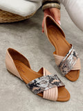Ledersandalen G473 - POWDER ROSE