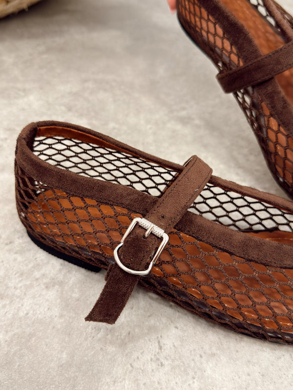 Women flats G514 - BROWN