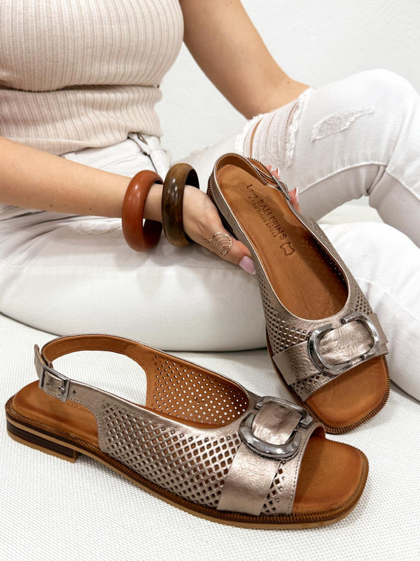 Leather sandals G196 - GRAFIT