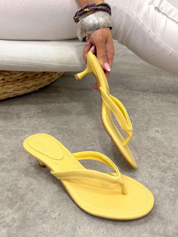 Women Slippers and Mules G493 - YELLOW
