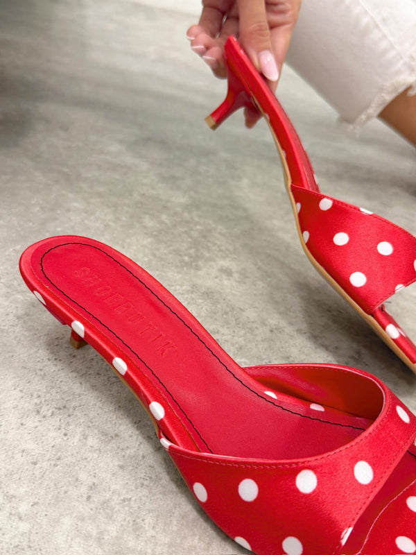 Women Slippers and Mules G491 - RED