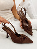 Women sandals G316 - BROWN
