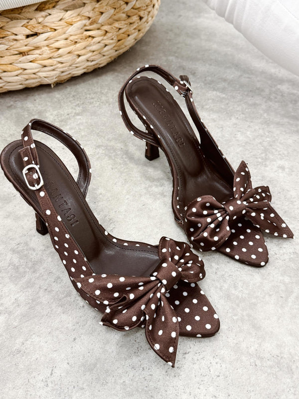 Women sandals G354 - BROWN