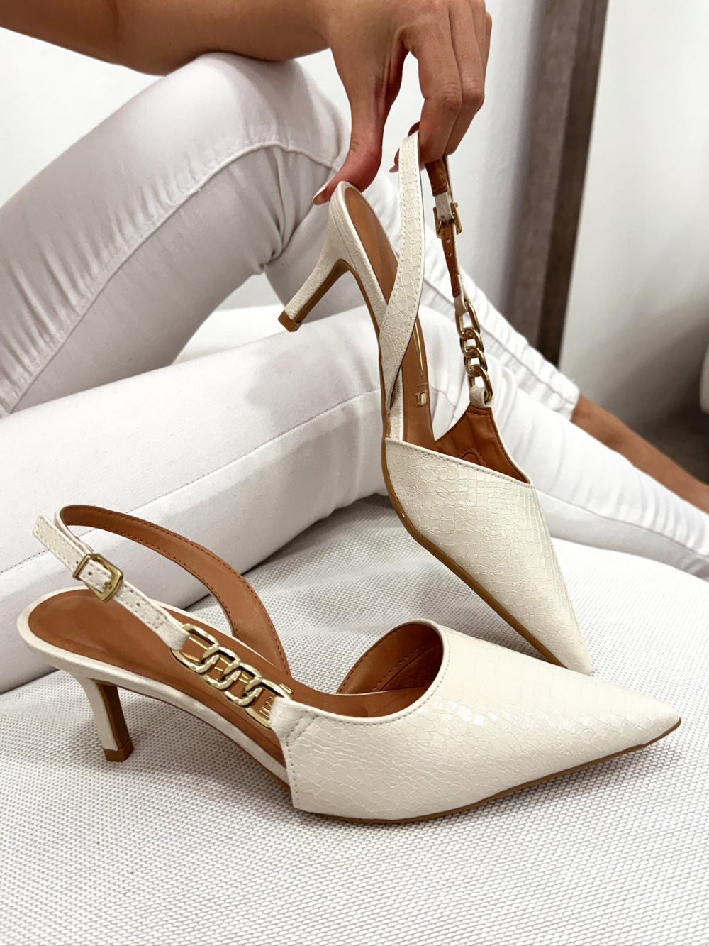 Damen Sandalen G086 - BEIGE