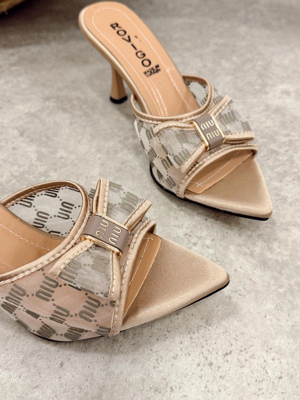 Women Slippers and Mules G476 - BEIGE