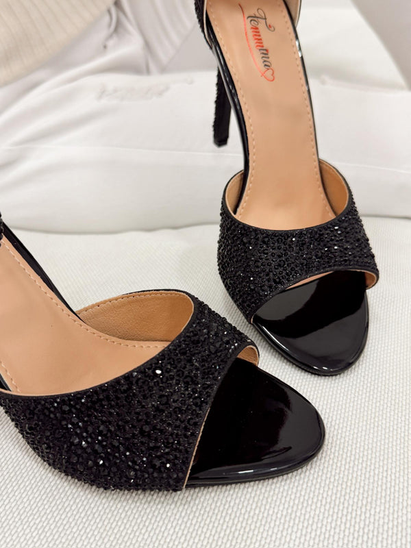 Women sandals G345 - BLACK