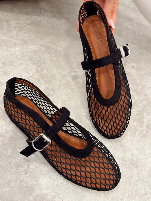 Women flats G514 - BLACK