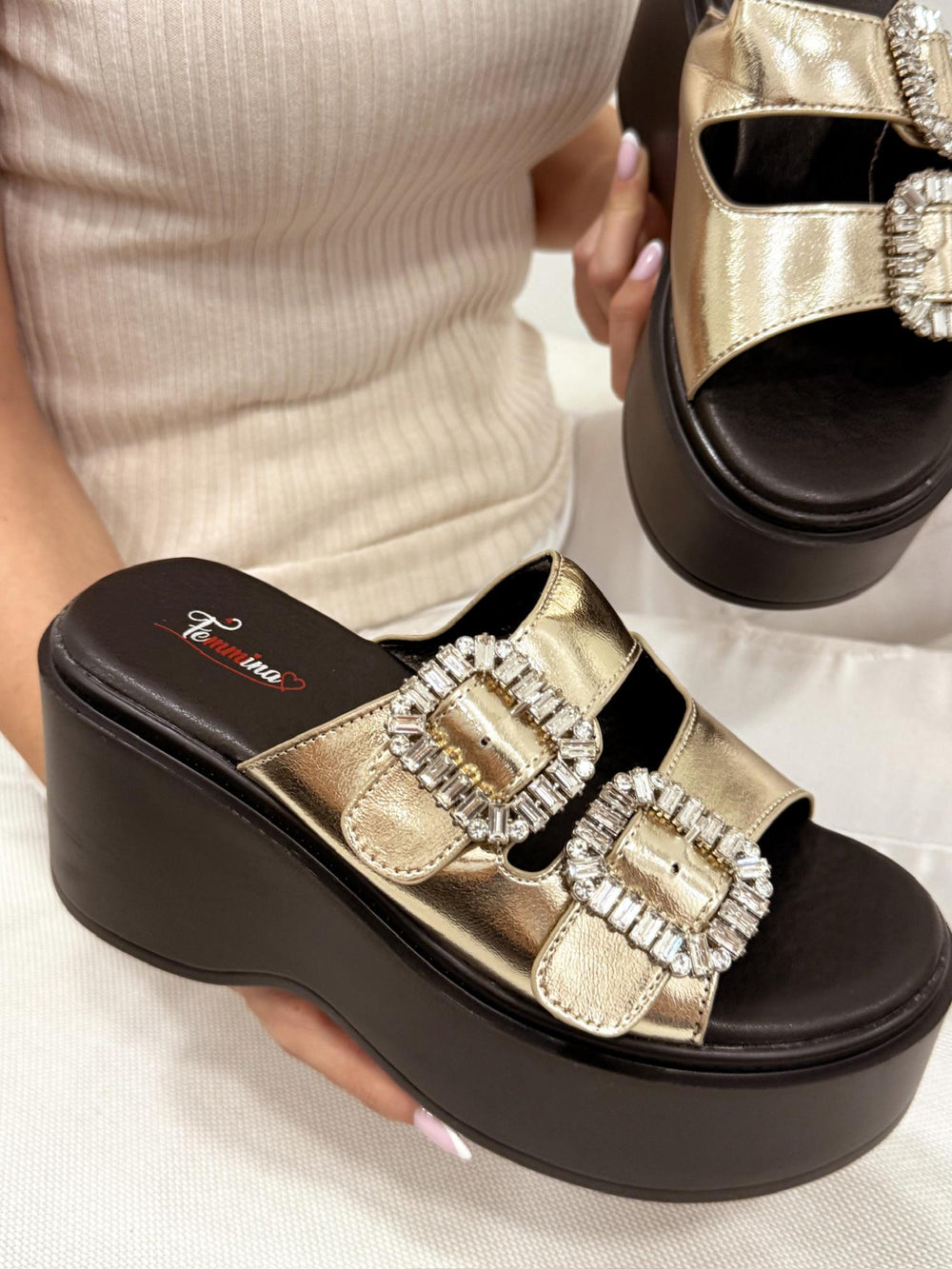 Damen Pantoletten und Mules G234 - GOLD
