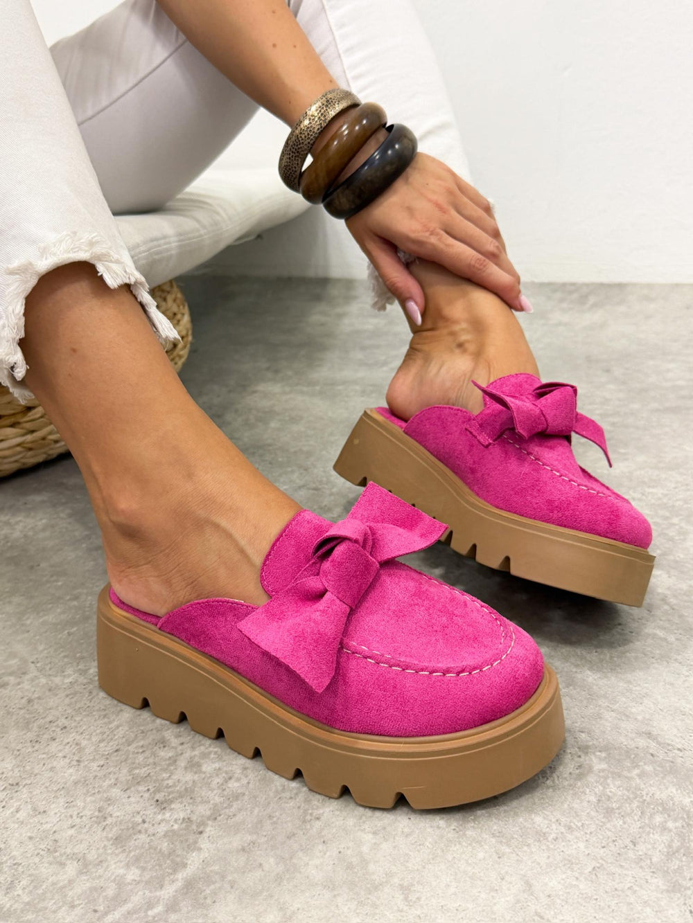 Women Slippers and Mules G497 - PINK