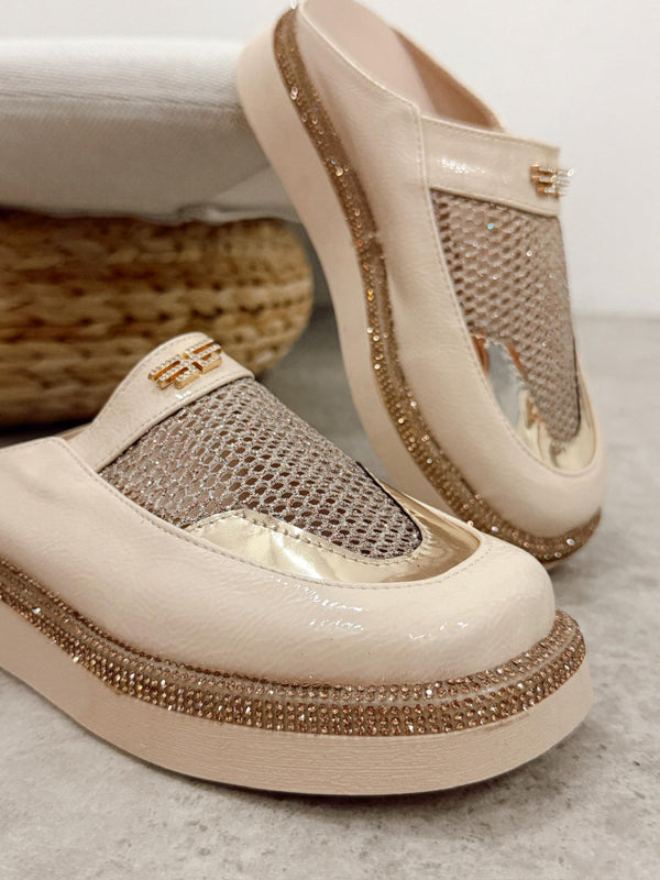 Women Slippers and Mules G486 - BEIGE