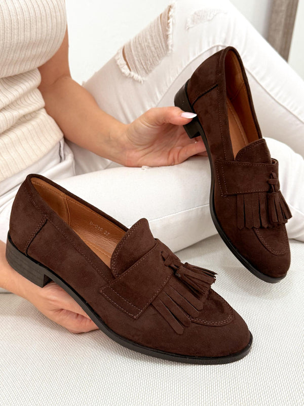Women flats G023 - BROWN