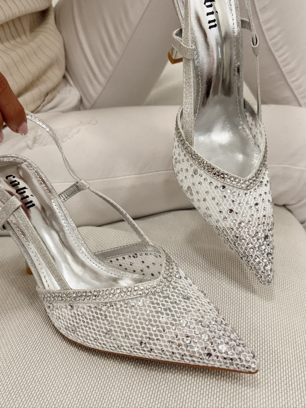 Women sandals G314 - SILVER