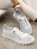 Ledersneaker G400 - WEISS