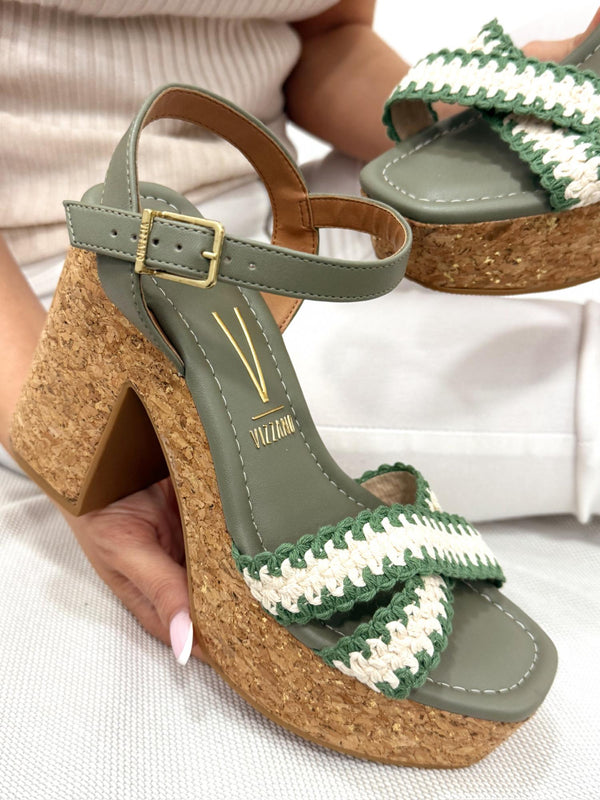 Women sandals G081 - GREEN