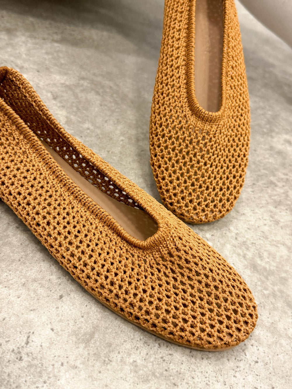 Ballerina flats G448 - CAMEL