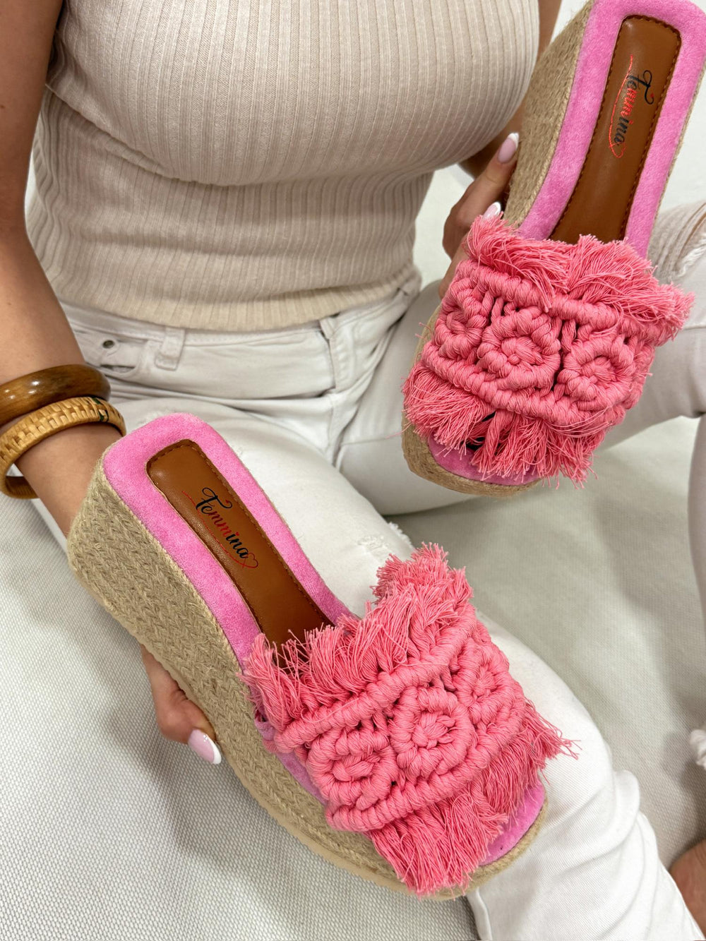 Női papucsok és klumpák G237 - PINK