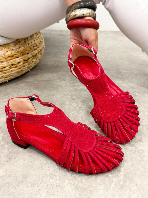Women sandals G526 - RED