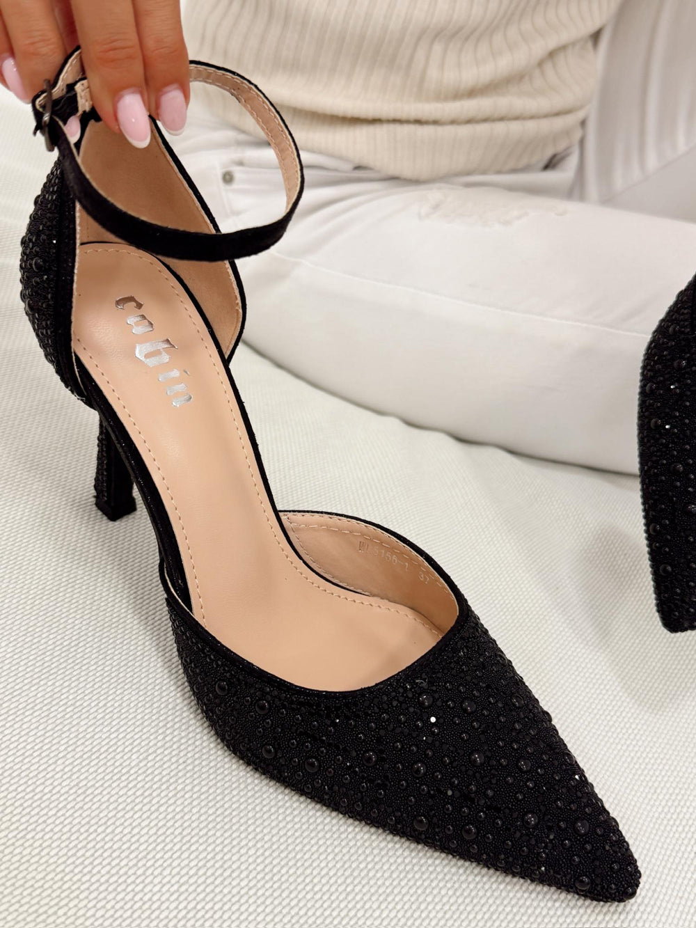 Damensandalen G315 - SCHWARZ