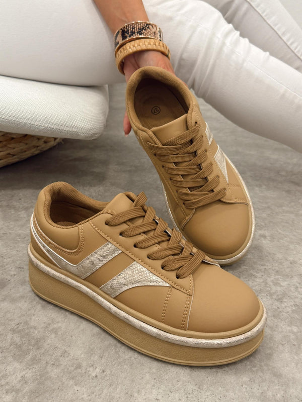 Women sneakers G346 - BEIGE