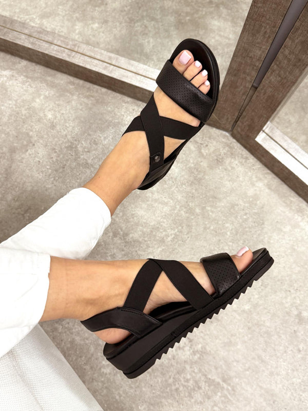Women sandals G094 - BLACK