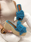 Women Slippers and Mules G237 - BLUE