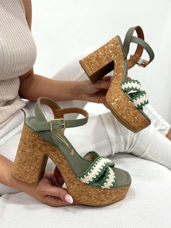 Women sandals G081 - GREEN