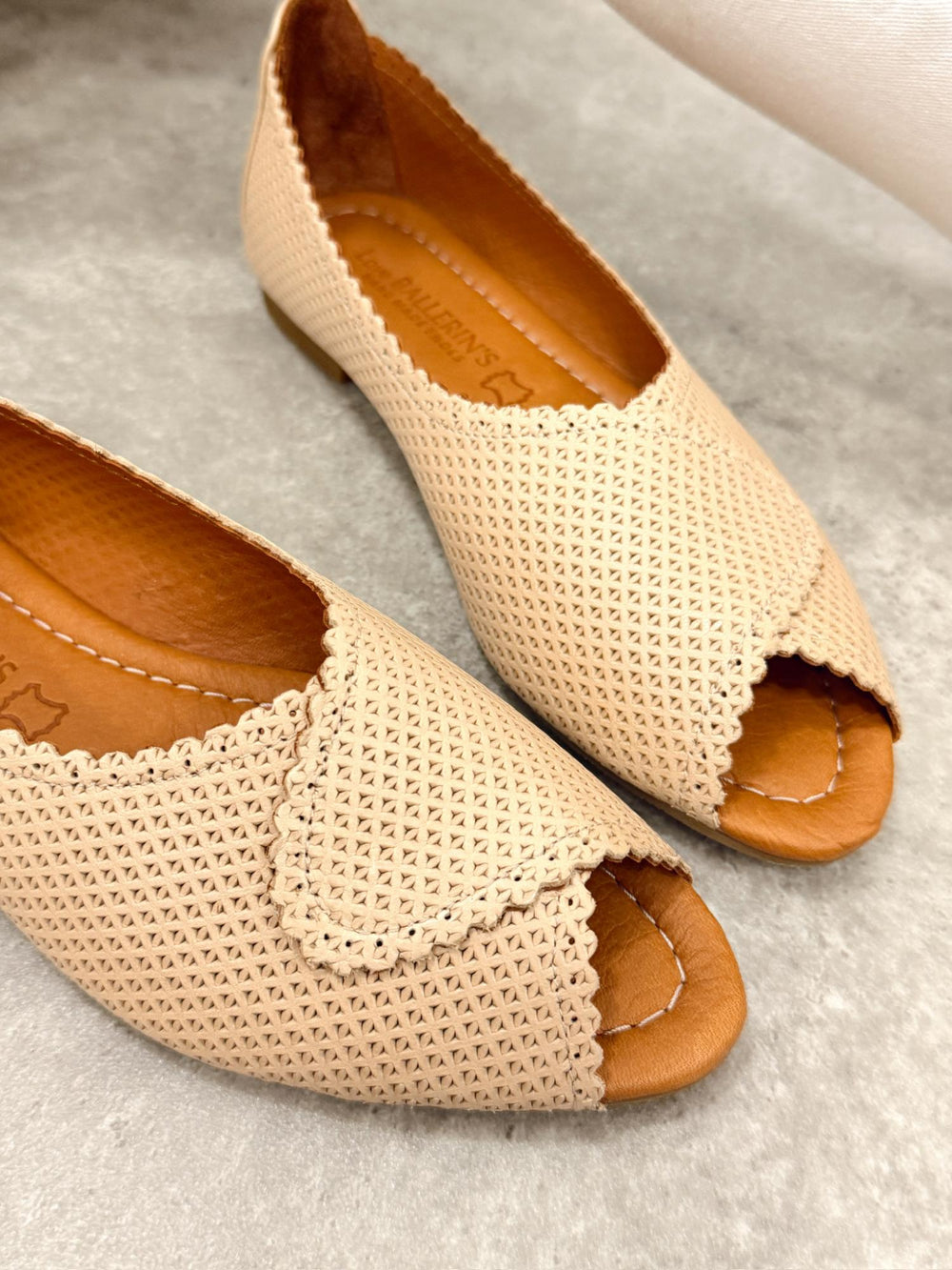 Ledersandalen G416 - BEIGE