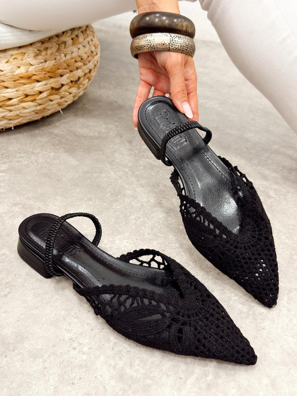 Women sandals G523 - BLACK