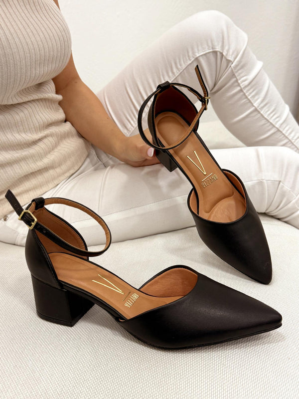 Women sandals G077 - BLACK