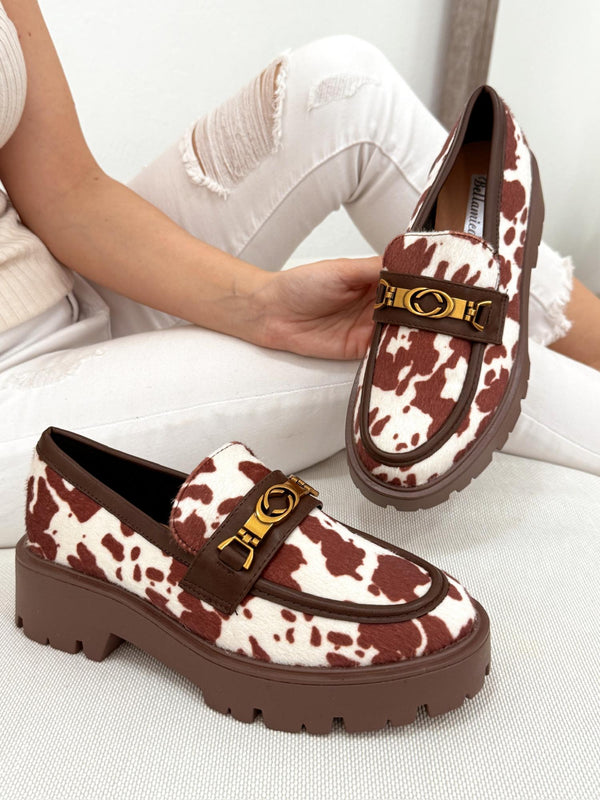 Women flats G016 - BROWN