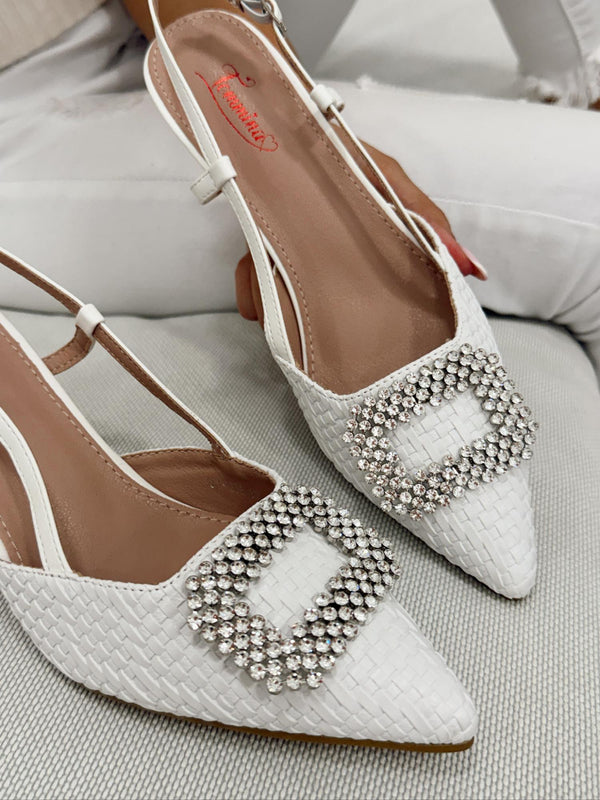 Women sandals G340 - WHITE