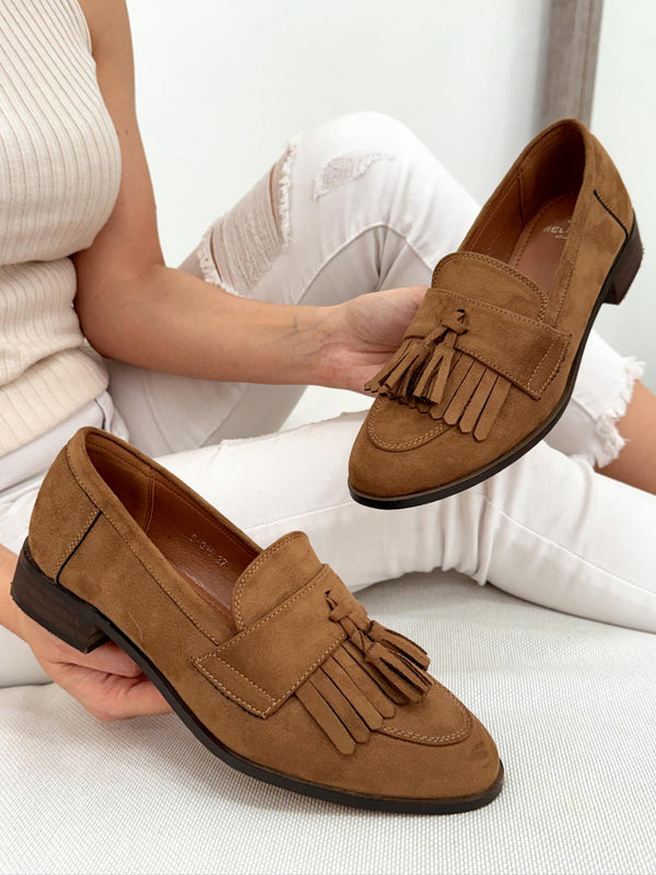 Women flats G023 - CAMEL