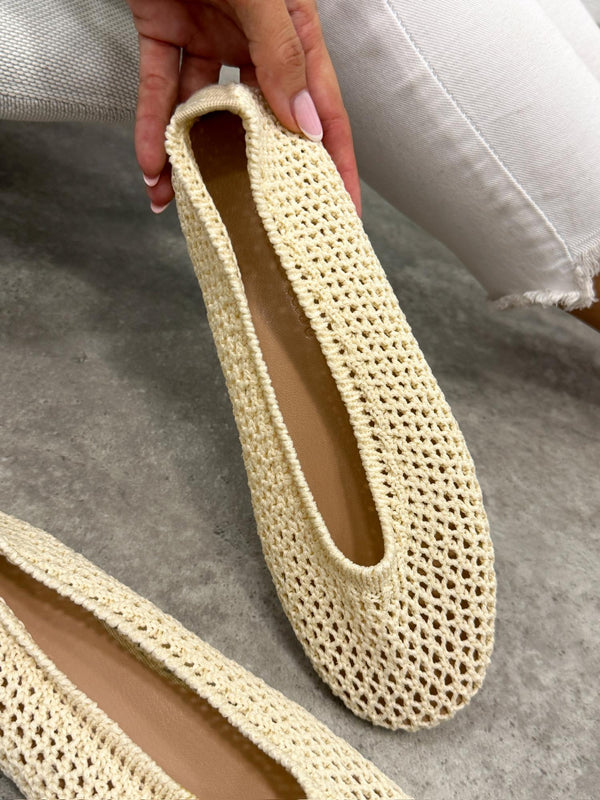 Ballerina flats G448 - LIGHT BEIGE