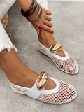 Women flats G512 - WHITE