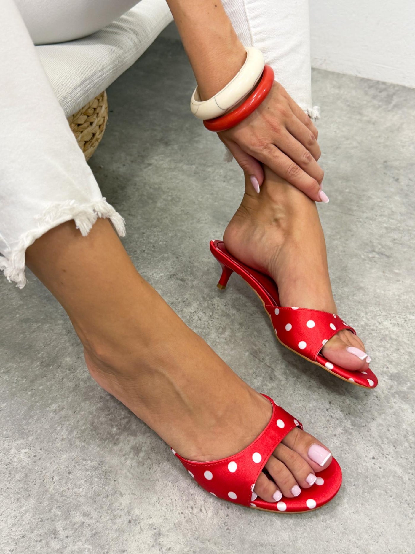 Damen Pantoletten & Mules G491 - ROT