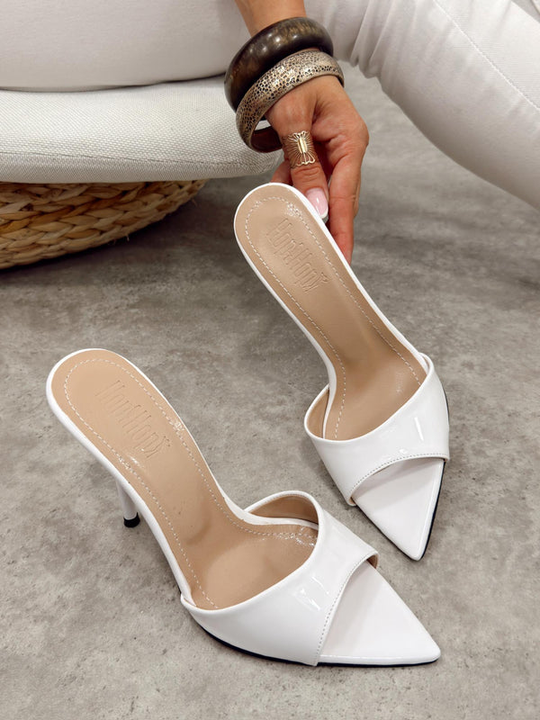 Women Slippers and Mules G510 - WHITE